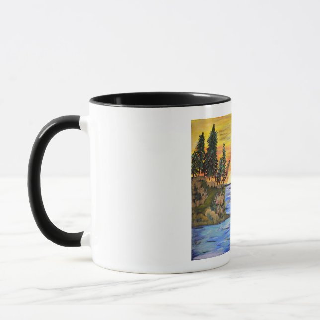 Taza Salir a la puesta de sol (Izquierda)