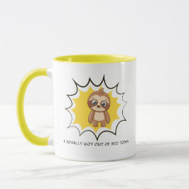 Taza Salir De La Cama Cita Graciosa | Personalizado Cut
