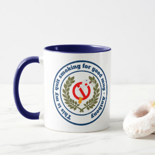 Taza Salir de la recompensa del hito fumador