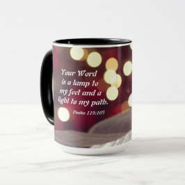 Taza Salmo 119:105 Tu palabra es una lámpara para mis p