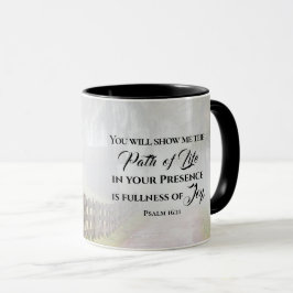 Taza Salmo 16:11 Me enseñarás el Camino de la Vida
