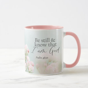 Taza Salmo 46:10 Estar quieto y saber que soy Dios Bibl