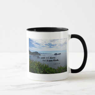 Taza Salmo 46:10 Estén quietos y sepan que soy Dios