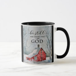 Taza Salmo 46:10 Quédate quieto y sé que soy la nieve d