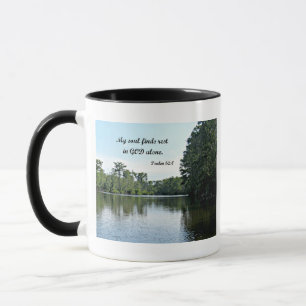 Taza Salmo 62:1 Mi alma descansa sola en Dios