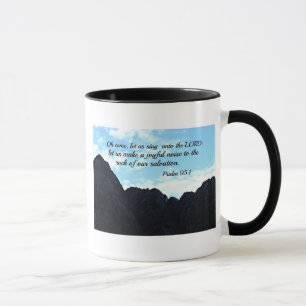 Taza Salmo 95:1 Venid, cantemos al Señor
