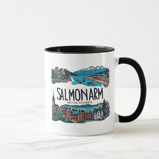 Taza Salmon Arm BC Canadá (Derecha)