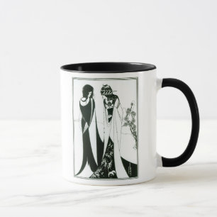 Taza Salome con su madre, Herodias, 1894 (litho) (b