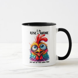 Taza Saltos de animales divertidos/sarcásticos/pollo/ca
