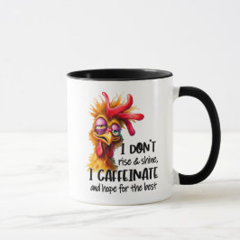 Taza Saltos de animales divertidos/sarcásticos/pollo/ca