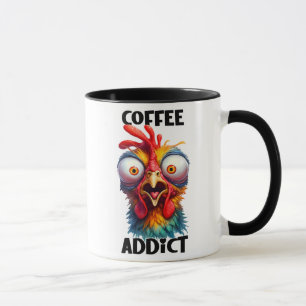 Taza Saltos de animales divertidos/sarcásticos/pollo/ca