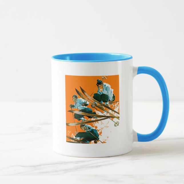 Taza Saltos de esquí por soldadura en esquí (Derecha)