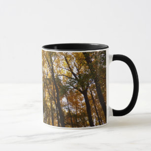 Taza Saltos de otoño en la naturaleza matutina de Maryl