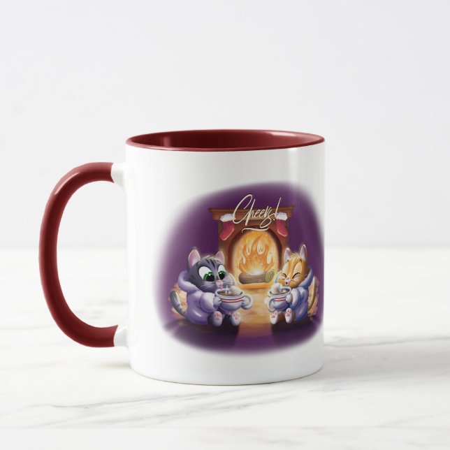 Taza SALUD! CAPTURAS DE COCOA por Jeff Willis Art (Izquierda)