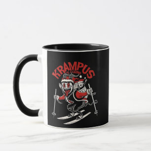 Taza Saludo de Navidad del Diablo de Navidad Krampus