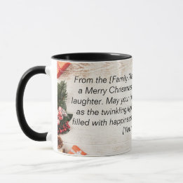 Taza Saludo de Navidades personalizados