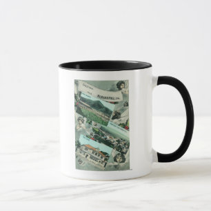 Taza Saludos con de visiónes escénicas