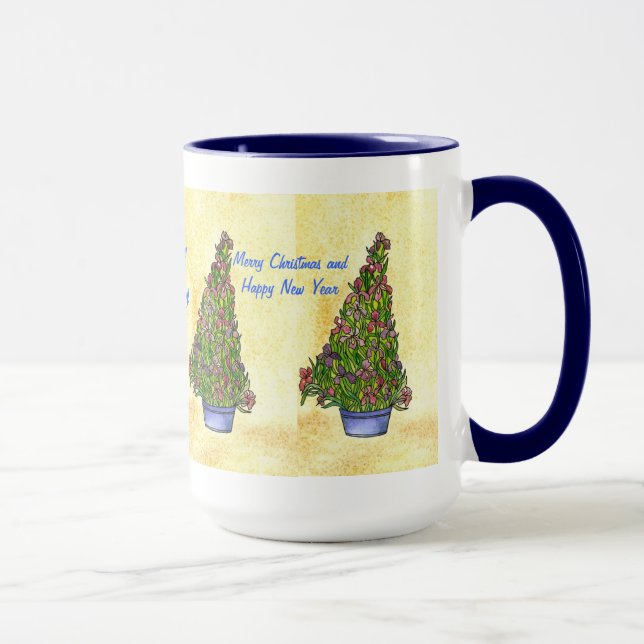 Taza Saludos de Navidad Iris Mug (Derecha)
