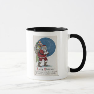 Taza Saludos de navidadesSanta con regalos