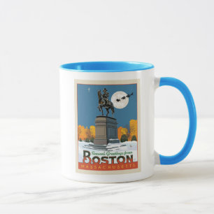 Taza ¡Saludos de temporada desde Boston Common!