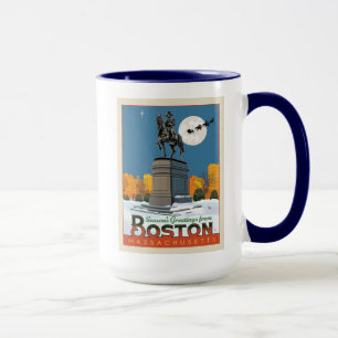 Taza ¡Saludos de temporada desde Boston Common!