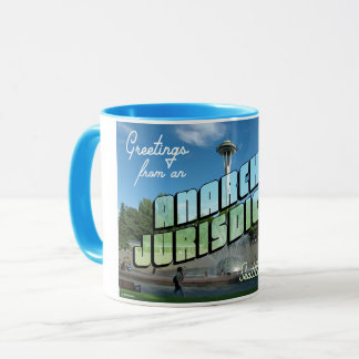 Taza ¡Saludos del Anarquista Seattle!
