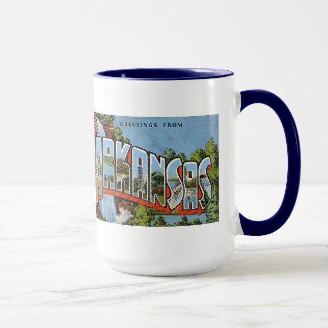 Taza Saludos desde Arkansas (Derecha)
