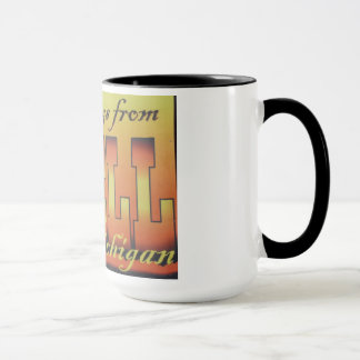 Taza Saludos desde el infierno, Michigan Mug 1