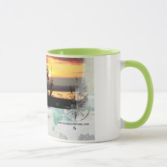 Taza Saludos desde el río Eagle, Alaska (Derecha)