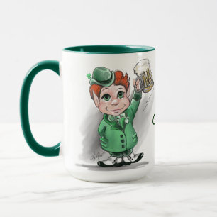 Taza ¡Saludos irlandeses! Mug del Día de San Patricio