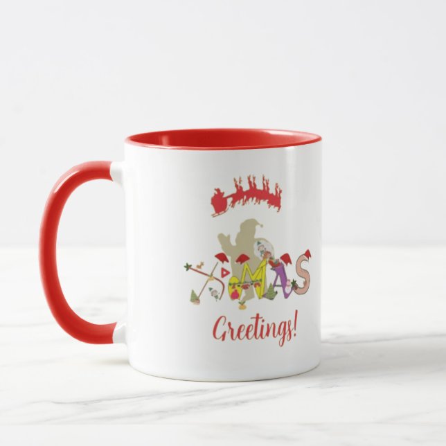 Taza Saludos navideños Red Mugs (Izquierda)