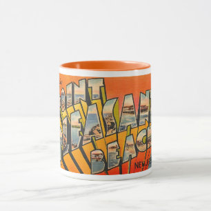 Taza Saludos, Pt. Playa agradable, Nueva Jersey Vintage