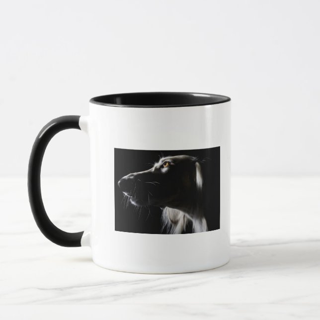 Taza Saluki, retrato (Izquierda)