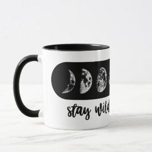 Taza salvaje del niño de luna de la estancia