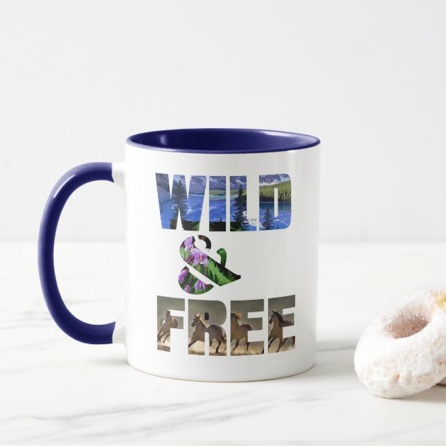 Taza Salvaje y libre | Silvestre + Libre | cotizaciones (Con donut)