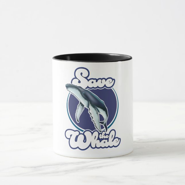 Taza Salvar a la ballena (Centro)