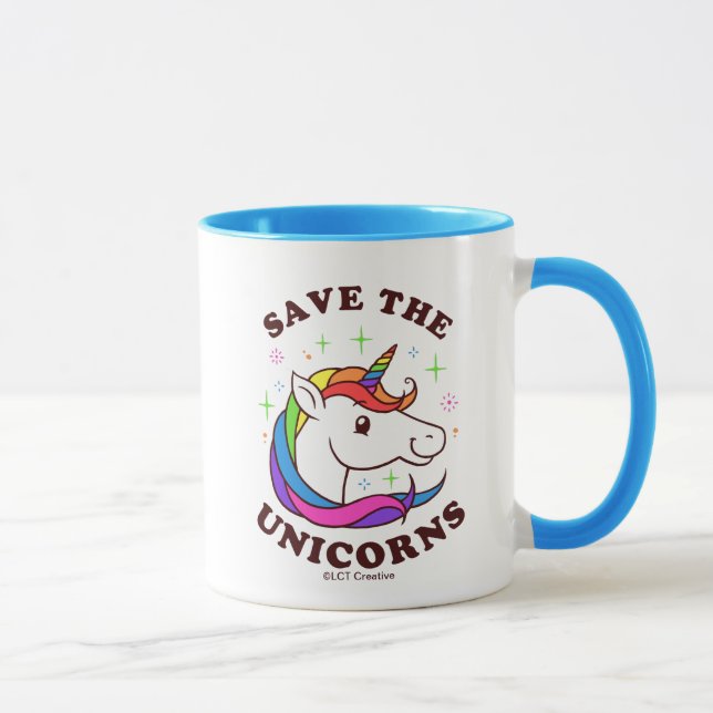 Taza Salvar A Los Unicornios (Derecha)
