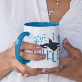 Taza Salven a las ballenas