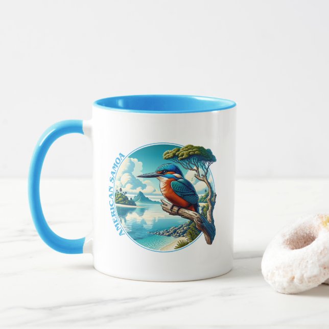 Taza Samoa Americana Sur Pacífico (Con donut)