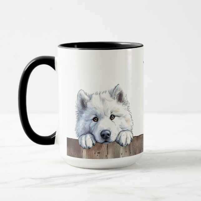 Taza Samoyed Dog Mug (Izquierda)