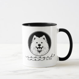 Taza Samoyed Mom Custom Established Pop Art Samoyed