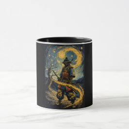 Taza Samurai de los Wutang, retro oscuro