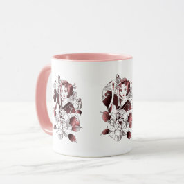 Taza Samurai Female Warrior
