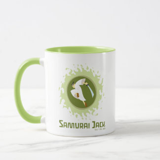 Taza Samurai Jack Leaping Graphic