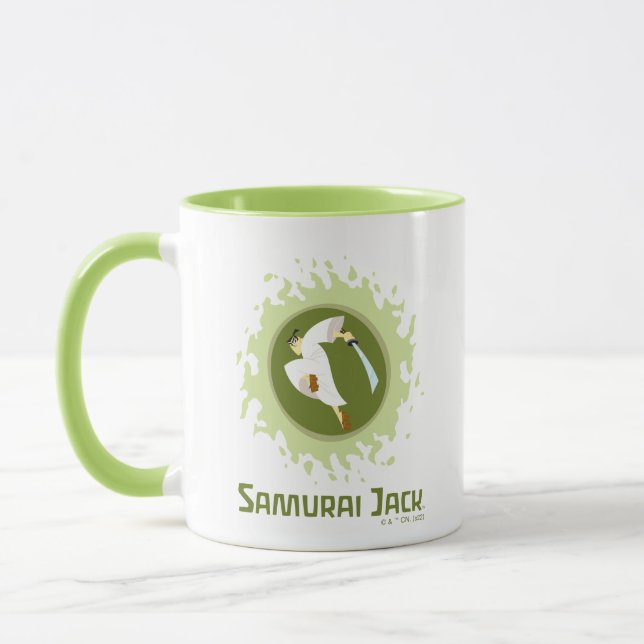 Taza Samurai Jack Leaping Graphic (Izquierda)