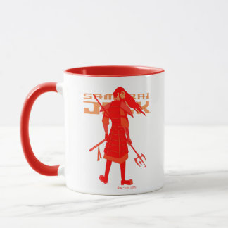Taza Samurai Jack Red Warrior Graphic