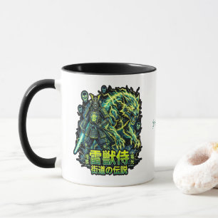 Taza Samurái Lobo Relámpago Raiju