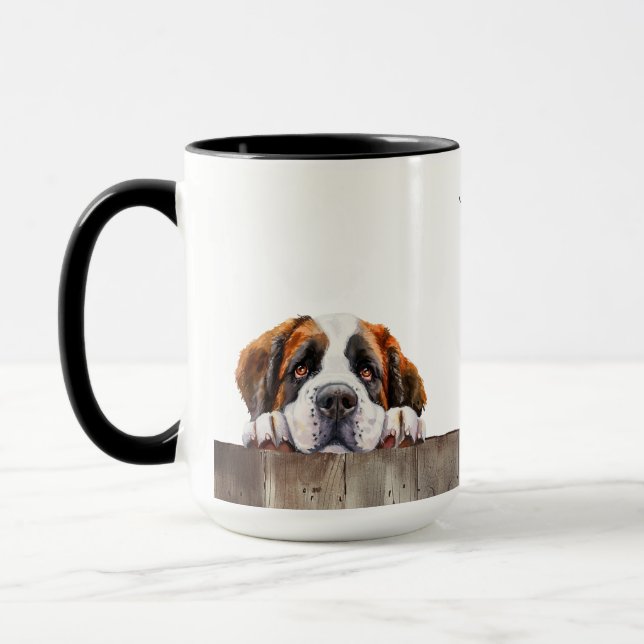 Taza San Bernard Dog Mug (Izquierda)