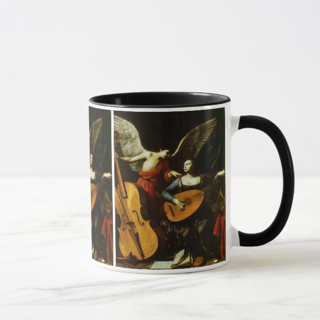 Taza San Cecilia y el ángel de Carlo Saraceni (Derecha)
