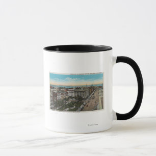 Taza San Diego, CA - opinión del ojo de pájaro del